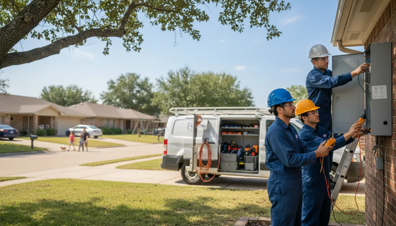 Certified electrician providing emergency electrical services in Mindoro, WI